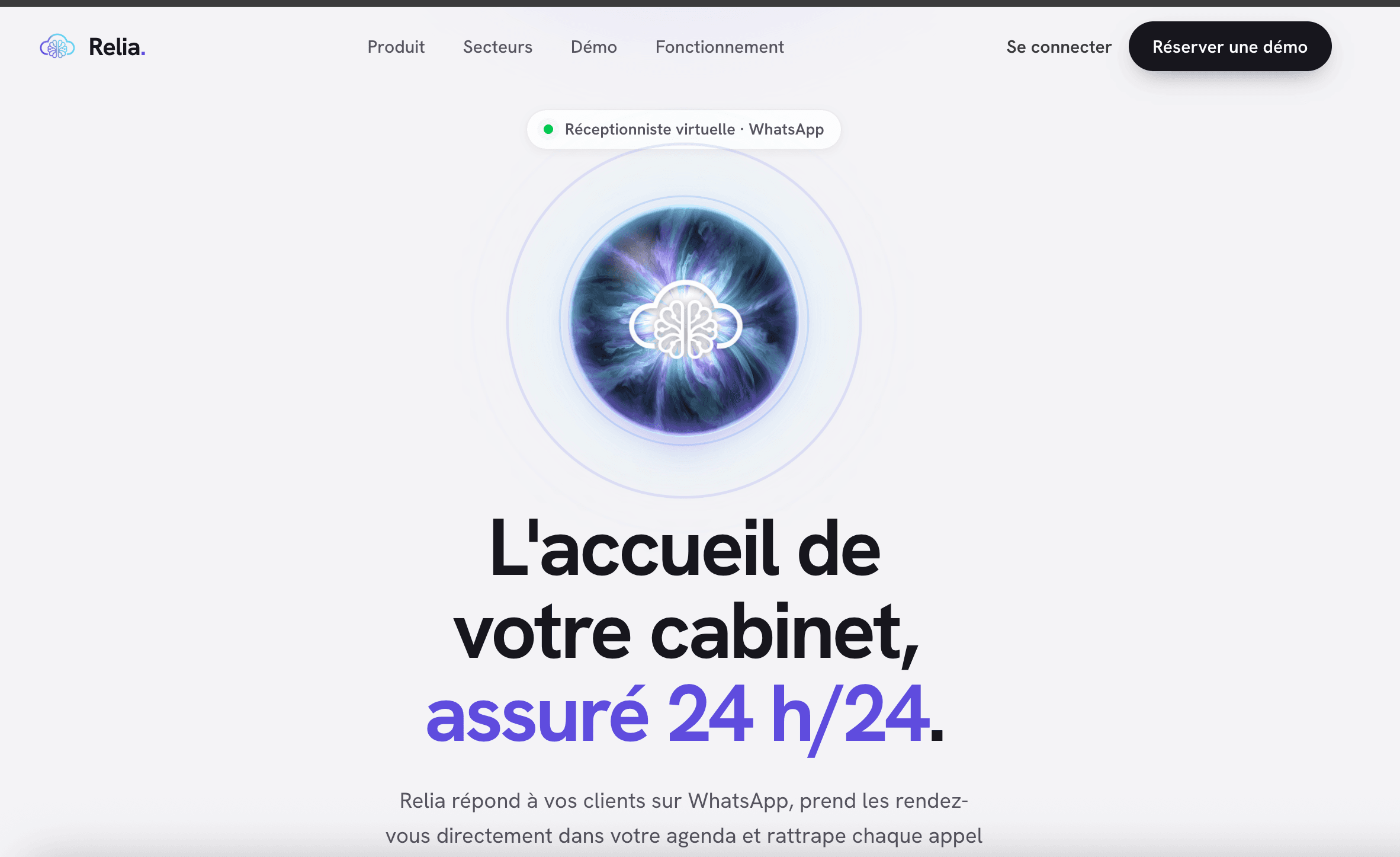 Relia AI · Trained LLM (Open Source) preview